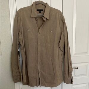 Banana Republic Beige Collared Shirt